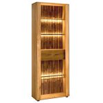 Vitrină modernă din stejar Tramonto Tip 12